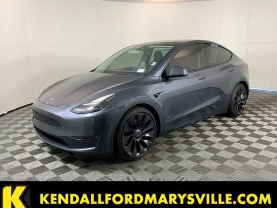 TESLA MODEL Y 2022 7SAYGDEF4NF409536 image